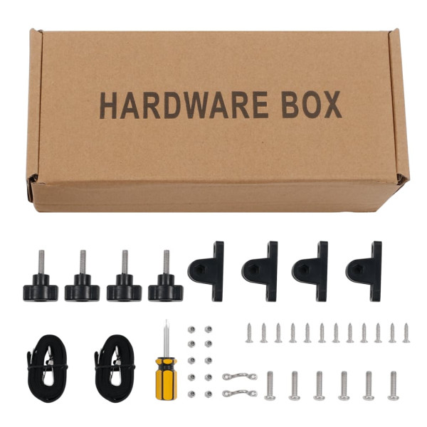 Toldo bimini de 4 arcos gris 236x199x135 cm M 5