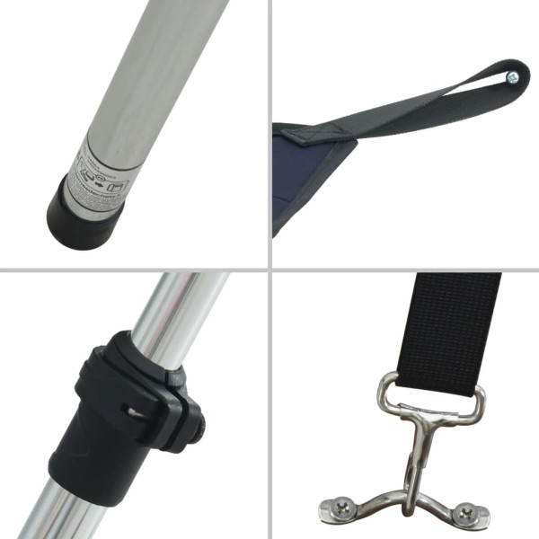 Extensão de toldo em T 170x208x(115-183) cm azul-marinho M 5