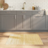 Tapete retangular 80x100 cm bambu cor natural clara 1