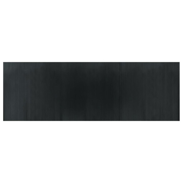 Tapete retangular 100x300 cm bambu cinzento M 2