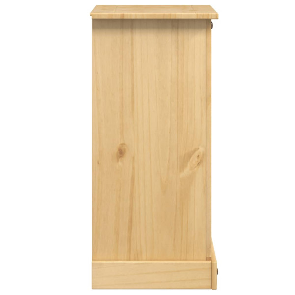 Mesita de noche Corona madera maciza de pino 53x39x84 cm M 5