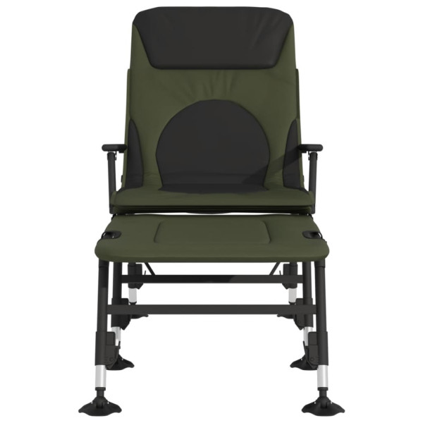 Tumbona de pesca con patas para barro ajustable plegable verde M 3