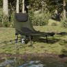 Tumbona de pesca con patas para barro ajustable plegable verde 1