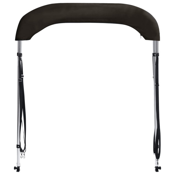 Toldo bimini de 2 arcos negro 178x138x96 cm M 4