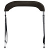 Toldo bimini de 2 arcos negro 178x138x96 cm 4