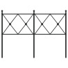 Cabeceira de cama 120 cm metal preto 4