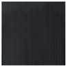 Alfombra rectangular bambú negro 100x100 cm 2