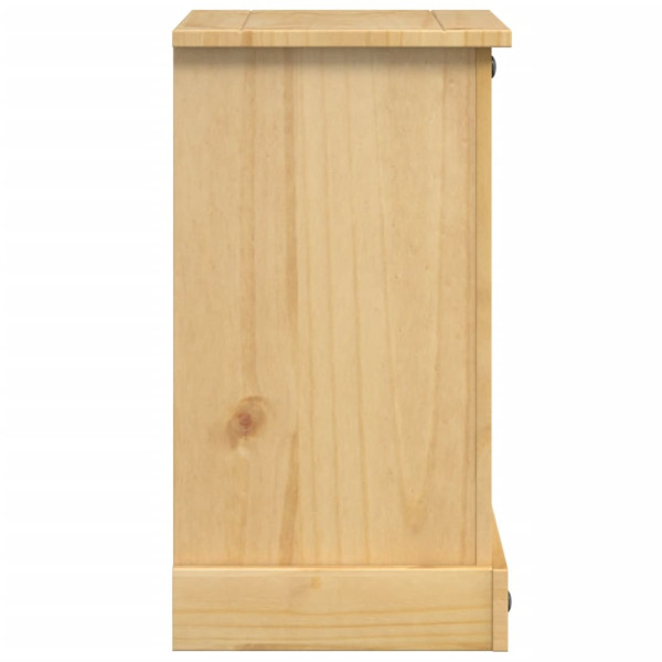 Mesita de noche Corona madera maciza de pino 45x35x64 cm M 5