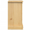 Mesita de noche Corona madera maciza de pino 45x35x64 cm 5