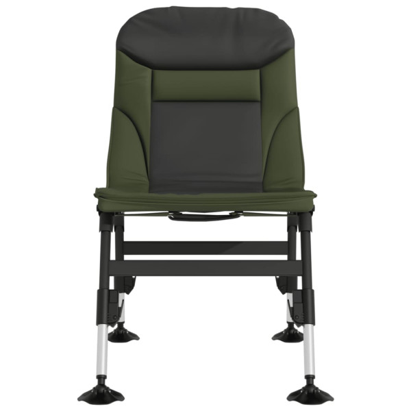 Silla de pesca con patas para barro ajustables plegable verde M 3