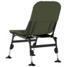 Silla de pesca con patas para barro ajustables plegable verde 5