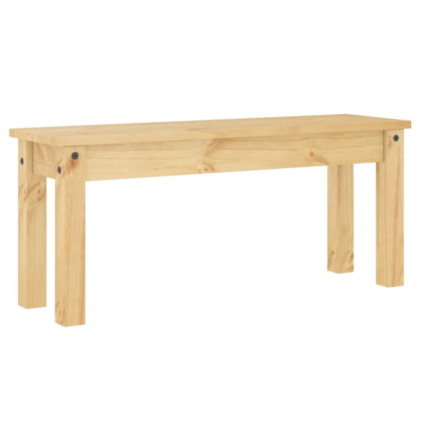 Banco de comedor Panama madera maciza de pino 105x30x45 cm M 2