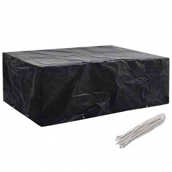 Capa para mobiliário de jardim com 8 ilhós 242x162x100 cm M 2