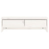 Suporte para monitor 50x27x15 cm pinho maciço branco 5