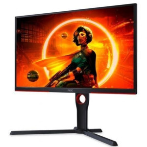 Monitor gaming aoc 25g3zm/bk 24.5'/ full hd/ 0.5ms/ 240hz/ va/ negro y rojo H