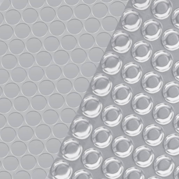 Cobertura para piscina 600x300 cm PE prateado M 4