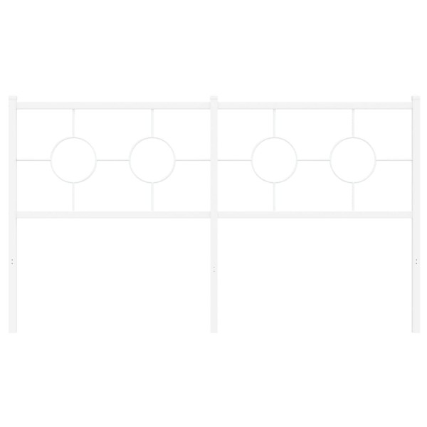 Cabeceira de cama 150 cm metal branco M 3