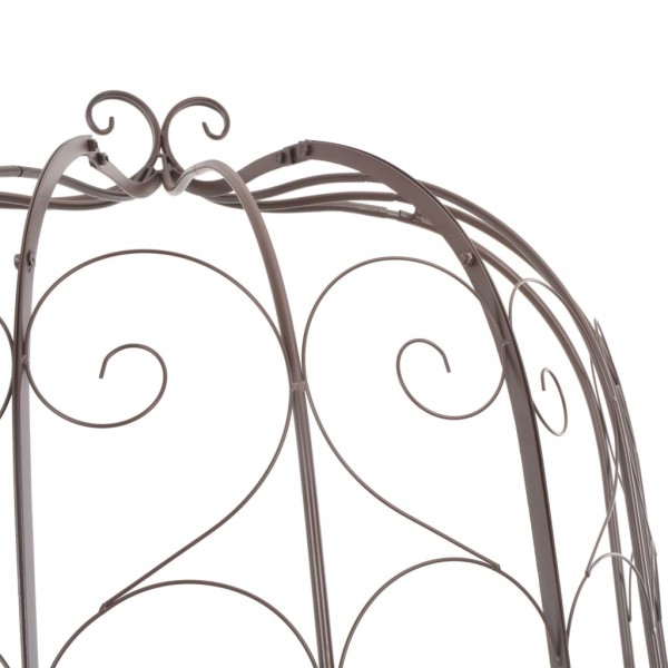 Banco de jardim 95 cm ferro antigo castanho M 4