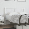 Cabeceira de cama 120 cm metal branco 1
