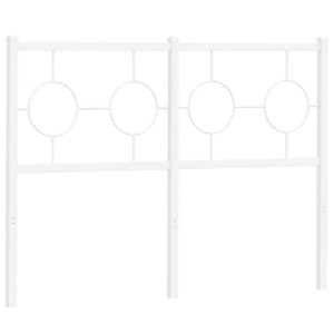 Cabecero de metal blanco 120 cm H