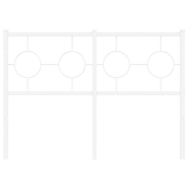 Cabeceira de cama 120 cm metal branco M 3