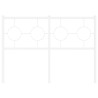 Cabecero de metal blanco 120 cm 3