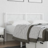 Cabeceira de cama 140 cm metal branco 1