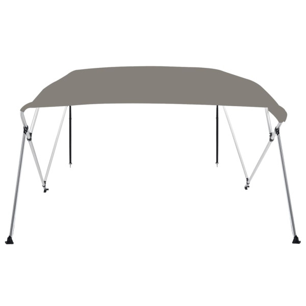 Toldo de 4 arcos Bimini 243x244x137 cm cinzento M 3