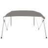 Toldo bimini de 4 arcos gris 243x250x131 cm 3