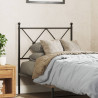 Cabeceira de cama 75 cm metal preto 1