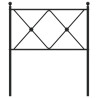 Cabecero de metal negro 75 cm 4