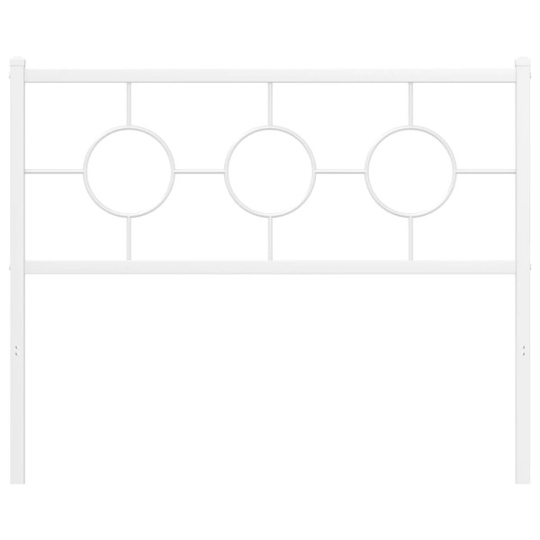 Cabecero de metal blanco 107 cm M 3