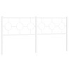 Cabeceira de cama 180 cm metal branco 4