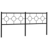 Cabecero de metal negro 193 cm 4