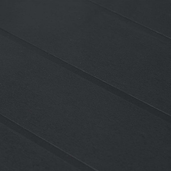 Mesa jardim 150x90x72 cm plástico antracite com aspeto de vime M 2