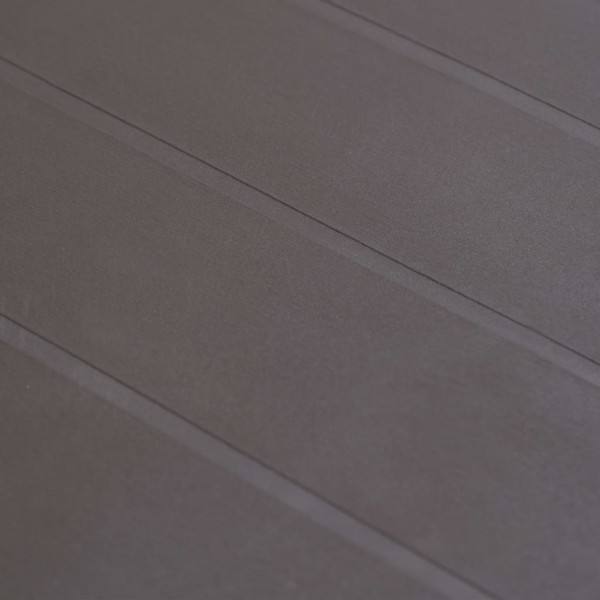 Mesa de jardín de plástico aspecto ratán marrón 220x90x72 cm M 2