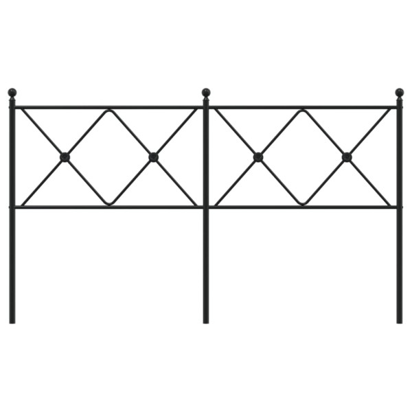 Cabeceira de cama 150 cm metal preto M 4