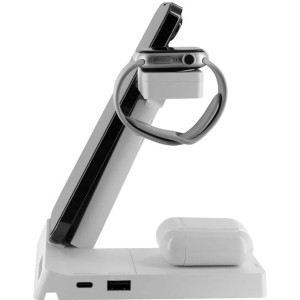 Cargador inalámbrico muvit mcwir0012/ 1xusb tipo-c/ 1 x usb/ 20w H