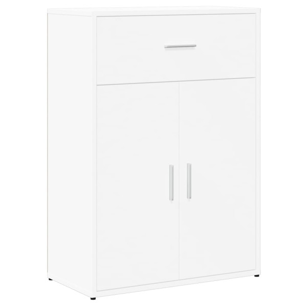 Aparadores 2 pcs 60x30x84 cm derivados de madeira branco M 4