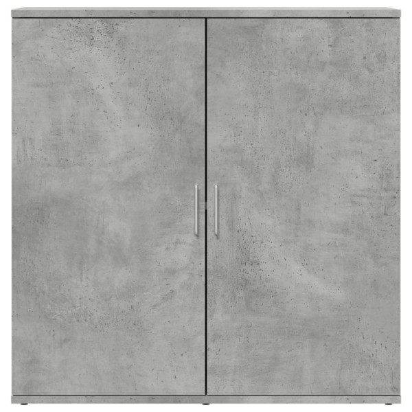Aparador de madera de ingeniería gris hormigón 79x38x80 cm M 5