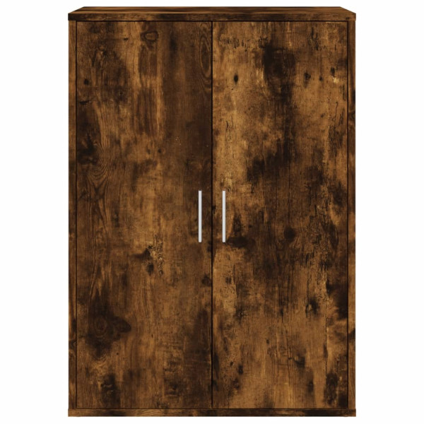 Aparadores 2 uds madera de ingeniería roble ahumado 60x31x84 cm M 5