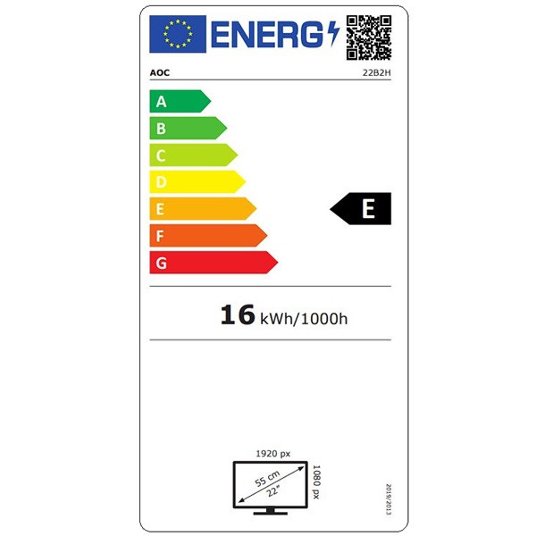 MONITOR LED 21,5  AOC 22B2H PRETO M 7