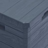 Caja de almacenamiento de jardín 90 L gris antracita 3