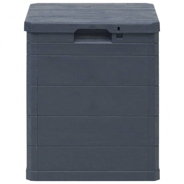 Caja de almacenamiento de jardín 90 L gris antracita M 4