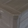 Caja de almacenamiento de jardín 280 L marrón 4