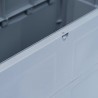 Caja de almacenamiento 320 L gris y negro 4