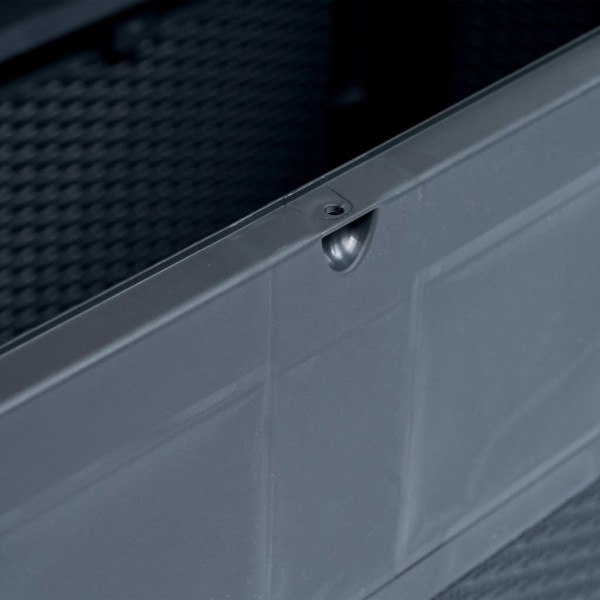 Caixa de arrumação para jardim 320 L antracite M 4