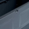 Caja de almacenamiento de jardín 320 L gris antracita 4