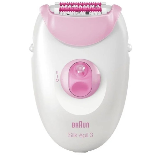 Depiladora SILK-EPIL BRAUN Series 3 3-031 blanco/rosa D