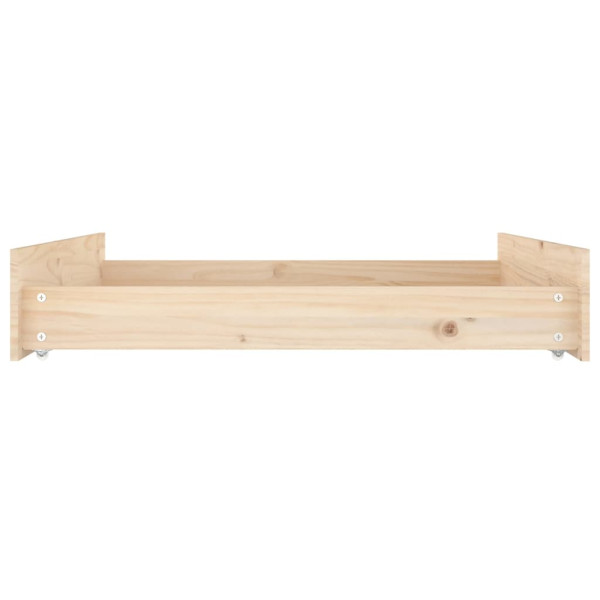 Cajones de cama 2 unidades madera maciza de pino M 5